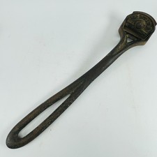 Vintage Martin’s Wood Barrel Scraper Crooked Handle USA Spoke Shave Antique Tool picture