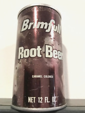Brimfull Soda Can - EMPTY, 12oz - Root Beer Soda - Pop CAN, Hopkins, MINN. 55343 picture