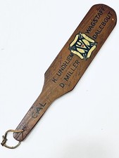 BYU VAL HYRIC SIGNED Brigham Young University Social Club/Fraternity Paddle picture
