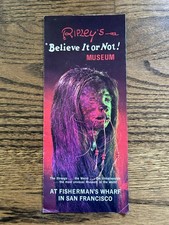 VINTAGE 197O’S RIPLEYS BELIEVE IT OR NOT BROCHURE SAN FRANCISCO FISHERMANS WHARF picture