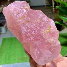 2.14LB Natural Pink Rose Quartz Crystal Rough raw stone picture