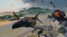 Phantom Fury by Robert Taylor art print signed by Vietnam War Ace Steve Ritchie picture