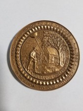 Medallic Art Co. Nebraska Centennial Bronze Medal 1867-1967 - 71mm picture