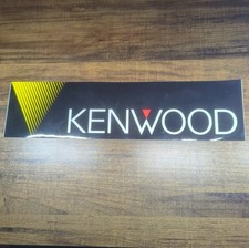 Vintage Kenwood Audio Bumper Sticker picture