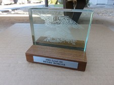 Rare 1989 GM Parts Auto Factory Level 3 Achievement Award General Motors Borger picture