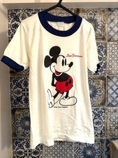 Vintage 40-Year-Old Disney Mickey Mouse Kids T-Shirt picture