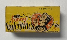 1960 Topps O-Pee-Chee New Funny Valentines 36 Count Sealed Wax Packs Box picture
