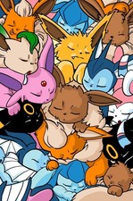 FAME: SATOSHI TAJIRI SDCC 2026 MATTHEW WAITE SLEEPY EEVEE EMBOSSED VARIANT W/COA picture