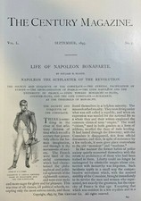 1895 Napoleon Bonaparte Pacification of Europe Reorganization of France picture