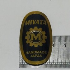 Vintage MIY ATA BICYCLE Head Bike Emblem Badge Logo RARE 1970 1980 Placca LG318 picture