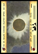 1918: END OF THE GREAT WAR Solar Eclipse 2002 Historic Autograph Co #99 picture