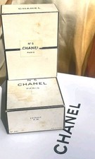 Vintage Chanel No.5 Parfum Extrait P.M. 1oz Double Box, Black Cord Sealed Intact picture
