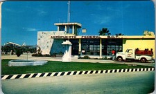 1964 Aeropuerto Federal S.C.T. León Gto Mexico Postcard picture