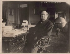 William Jennings Bryan DC State Dept Desk 1913 - Original Press Photo picture