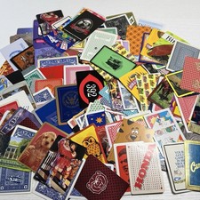 225 Single Swap Playing Cards Mixed Lot Vintage to Modern Collect Craft Trade picture