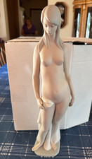 Vintage 4511 Lladro Nude Woman Matte Porcelain Figurine 18 1/2