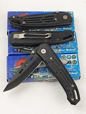 3pc Lot Folding Pocket Knife AEROTEK 18-263B - 3.25
