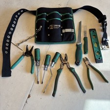 Commercial Electric (9) Pc. Electrician's Tool Set Plus Pouch picture