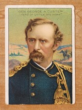 1911 T68 Men of History GENERAL GEORGE CUSTER- Trimmed (see Description) picture