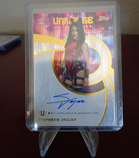 Topps 2024 WWE Universe Autographs Stephanie Vaquer Auto Card U-4 picture
