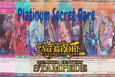 Yugioh Quarter Century Stampede RA04 Platinum Secret Rare 1st MINT picture