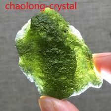 74Ct Moldavite Genuine Raw Meteorite From Czech Republic PICcertificate picture