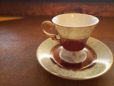 Demitasse Gold Trimmed Cup and Saucer Richard Japan picture