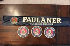 Paulaner München Bier Rubber Bar Mat 22.5