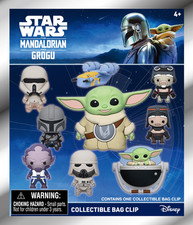 2026 Monogram Star Wars The Mandalorian & Grogu Movie 3D Foam Bag Clip Key Chain picture