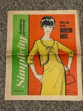 February, 1965 Vintage Simplicity Fashion Preview Sewing  Pattern Booklet picture
