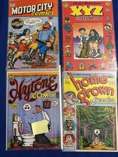 R Crumb Classic XYZ Your Hytone Comix Home Grown Funnies Motor City Underground picture