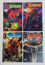 SPAWN 1-4, McFarlane - 1st App Spawn & Violator - NM - Near Mint picture