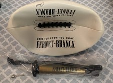 FERNET BRANCA FOOTBALL W/ PUMP + NEEDLE NEW ITALIAN AMARO  picture