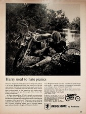 1966 Bridgestone 90 Trail Vintage Motorcycle Print Ad picture