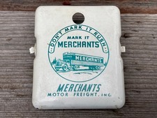 VTG MERCHANTS MOTOR FREIGHT INC TERMINALS CITIES ADVERTISING METAL CLIP picture