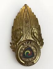 1957 AMA Motorcycle Gypsy Tour Old Original Badge Pin Winged Eagle 3
