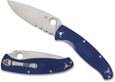 Spyderco Resilience Lightweight Blue FRN Handles, CPM S35VN Steel, C142PSBL SALE picture