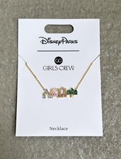 Disney Girls Crew Four Parks Attractions Icons Necklace Disney World Exclusive picture