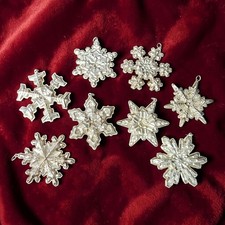Gorham Sterling Silver Christmas Snowflake Ornaments  - You Pick 1970-1977 picture