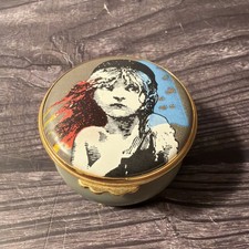 1986 Halcyon Days Les Miserables Enamel Trinket Box Theatre Collection No 2 picture