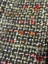 Woven Green Tweed Fabric Fashion or Home 2 Yards picture