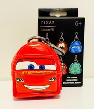 Loungefly Disney, Pixar Cars, MC QUEEN Mini-Backpack Keychain BagCharm, , NEW picture