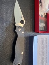 Spyderco PM2 52100 Limited - Carbon Fiber Scaled -Still NIB picture