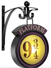 Vintage Platform 9 3/4 Night Light Hanging Wall Sign Home Decor picture