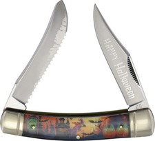 Rough Rider Halloween 2026 Muskrat Acrylic & Moon Glow Folding Pocket Knife 2797 picture