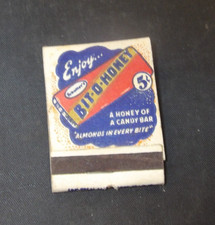 1940s Bit O Honey Full Matchbook Advertisement Counterspy Vintage picture