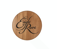 Eagle Rare Bourbon Barrel Head Oak Laser Engraved Wall Art Decor picture