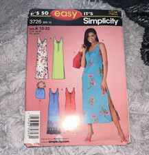 Simplicity It's So Easy 3726 Women's Dress Sewing Pattern Contemporary Original picture