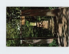 Postcard Swinging Bridge Camp Hantesa Camp Fire Girls Camp Boone Iowa picture