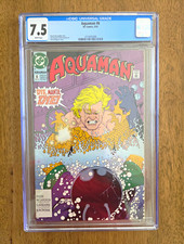 Aquaman #6 CGC 7.5 DC Comics 1986 Die, Manta, Die Copper Age picture